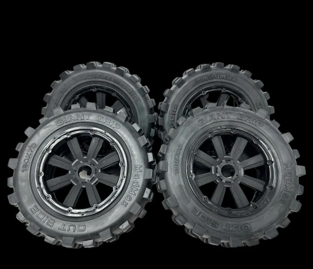 Madmax wielset Losi Kraken MCD 5ive 5t, Auto offroad, Zo goed als nieuw, Overige schalen, Overige typen