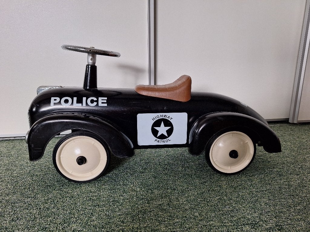 Marquant retro loopauto politie, Ophalen, Gebruikt