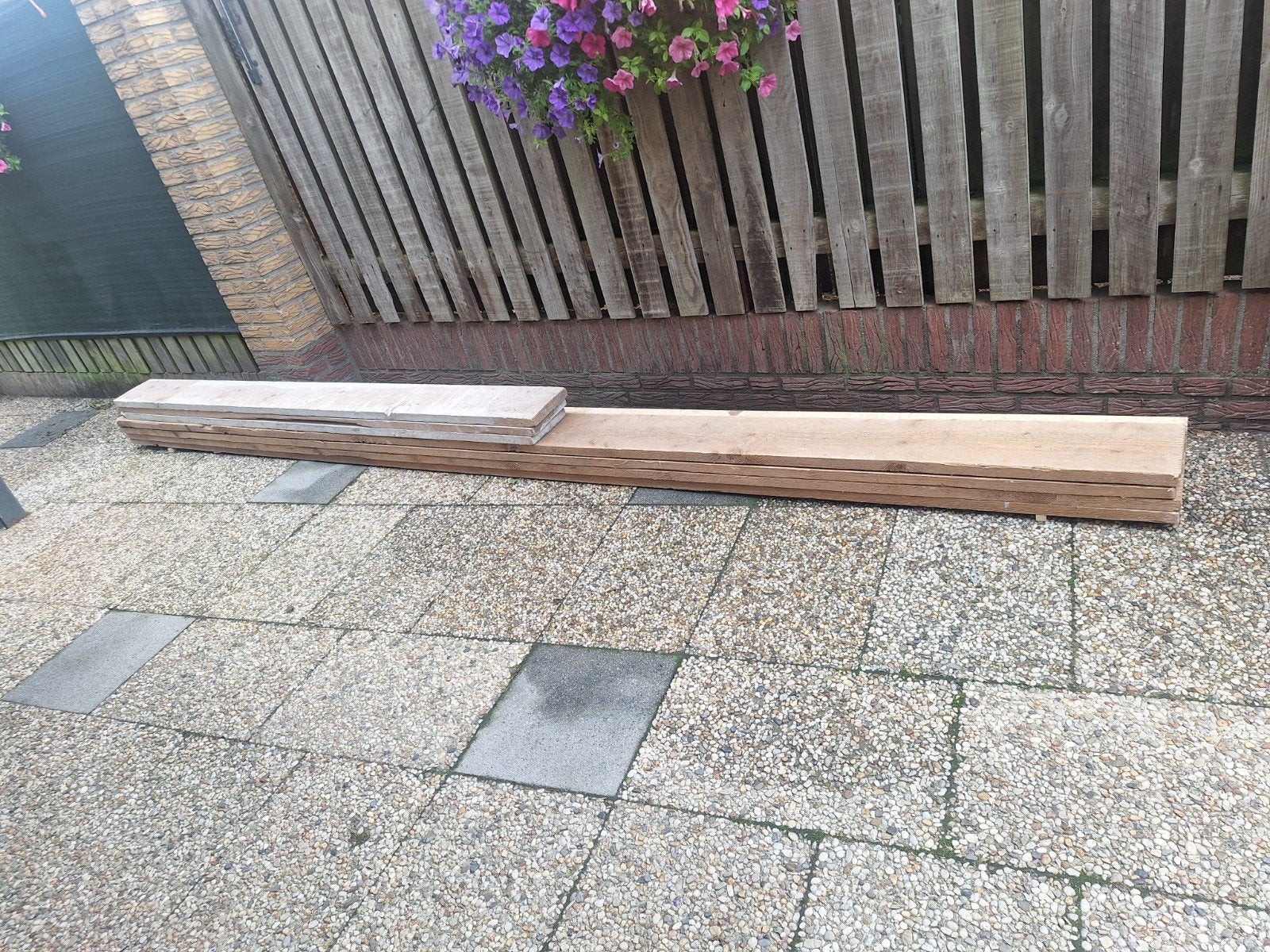 Steigerplanken + balk, Ophalen, Gebruikt, 25 tot 50 mm, Plank