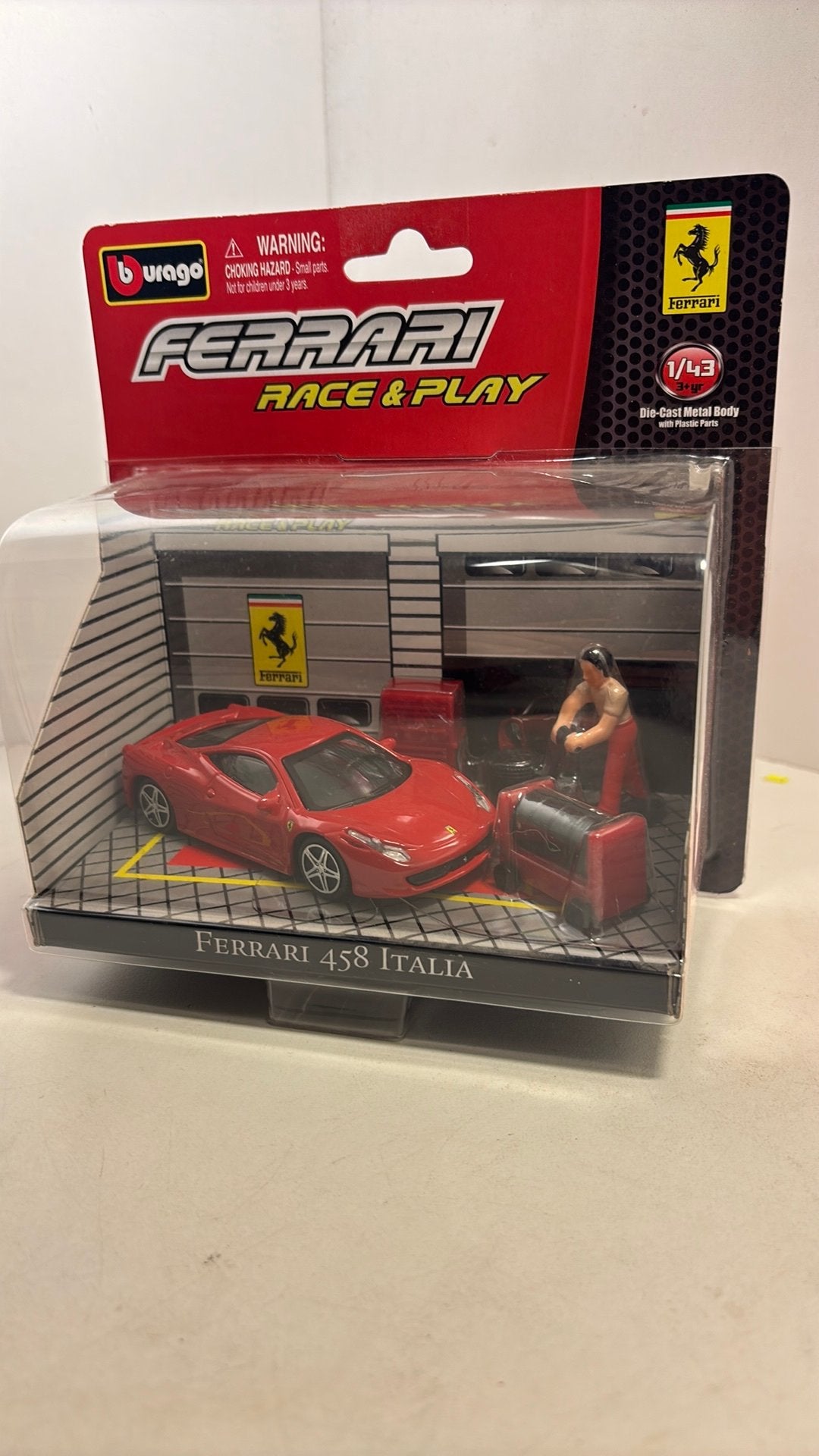 Ferrari 458 italia bburago 1.43, Overige merken, Auto, Ophalen of Verzenden, A