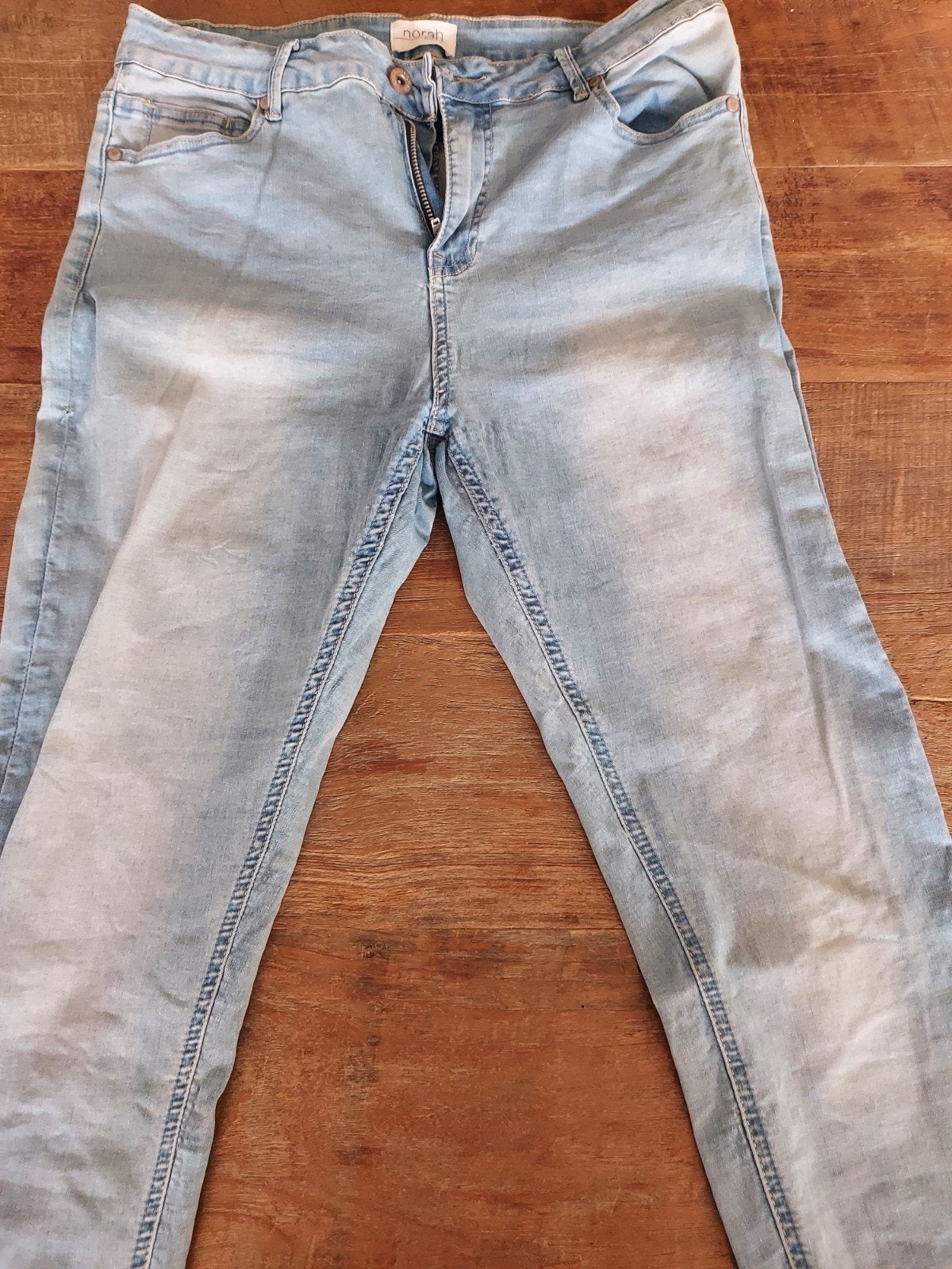 Norah Denim spijkerbroek maat 40, Blauw, Ophalen of Verzenden, W30 - W32 (confectie 38/40), Norah Denim