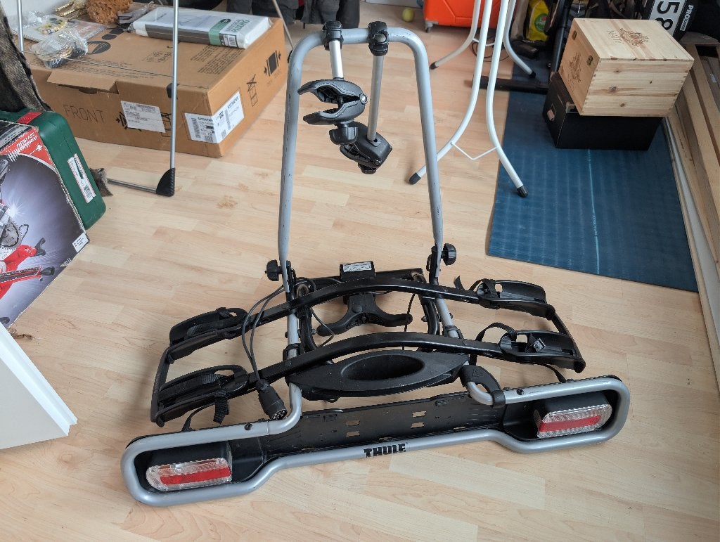 Thule fietsendrager kantelbaar, Ophalen, 2 fietsen, Gebruikt, Trekhaakdrager