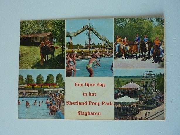 jr. 60 70 SLAGHAREN Shetland Ponypark Slagharen 500 pony's, Ophalen, 1960 tot 1980, Ongelopen, Drenthe