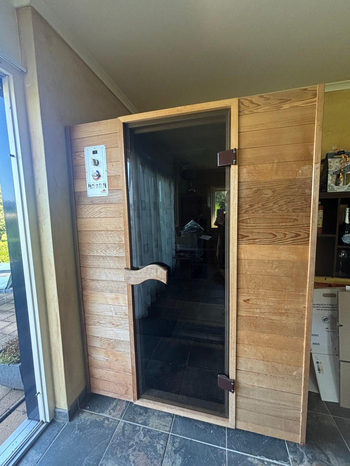 Infrarood sauna - Feelgood Infracabin, Sport en Fitness, Sauna, Ophalen, Gebruikt, Infrarood, Complete sauna