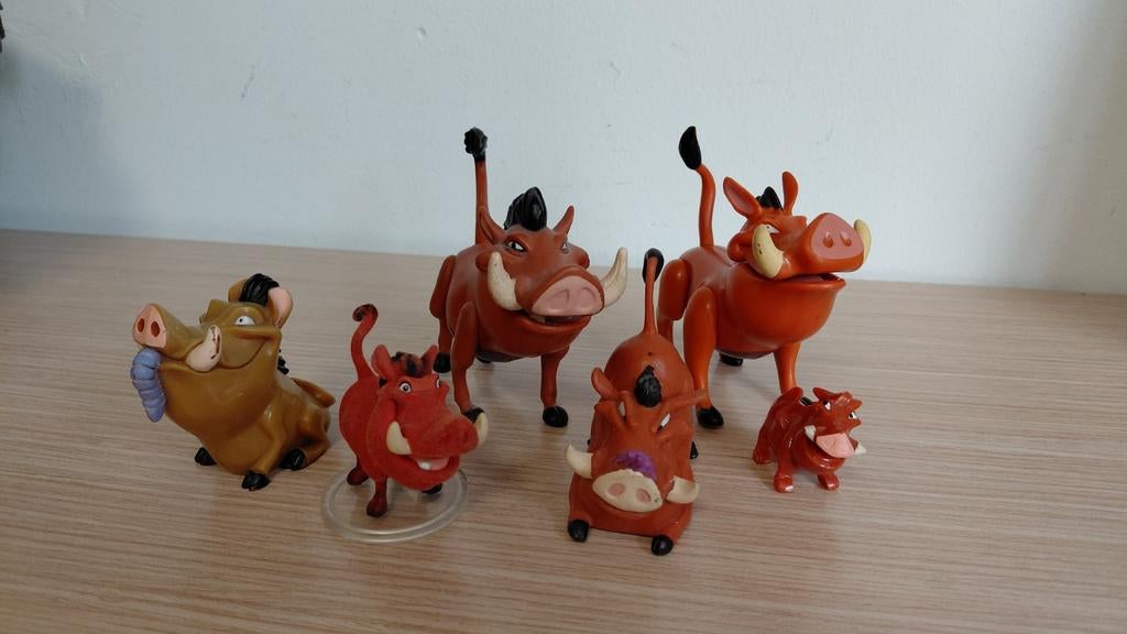 Disney poppetjes Pumba, Ophalen of Verzenden, Zo goed als nieuw