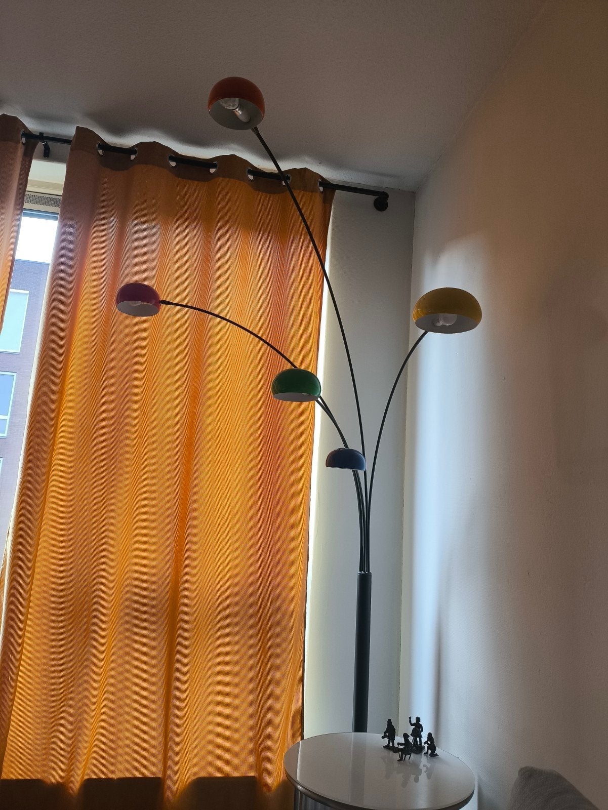 Prachtige kleurrijke lamp. Incl 5 x hue lamp white, Ophalen, Zo goed als nieuw, Minder dan 100 cm