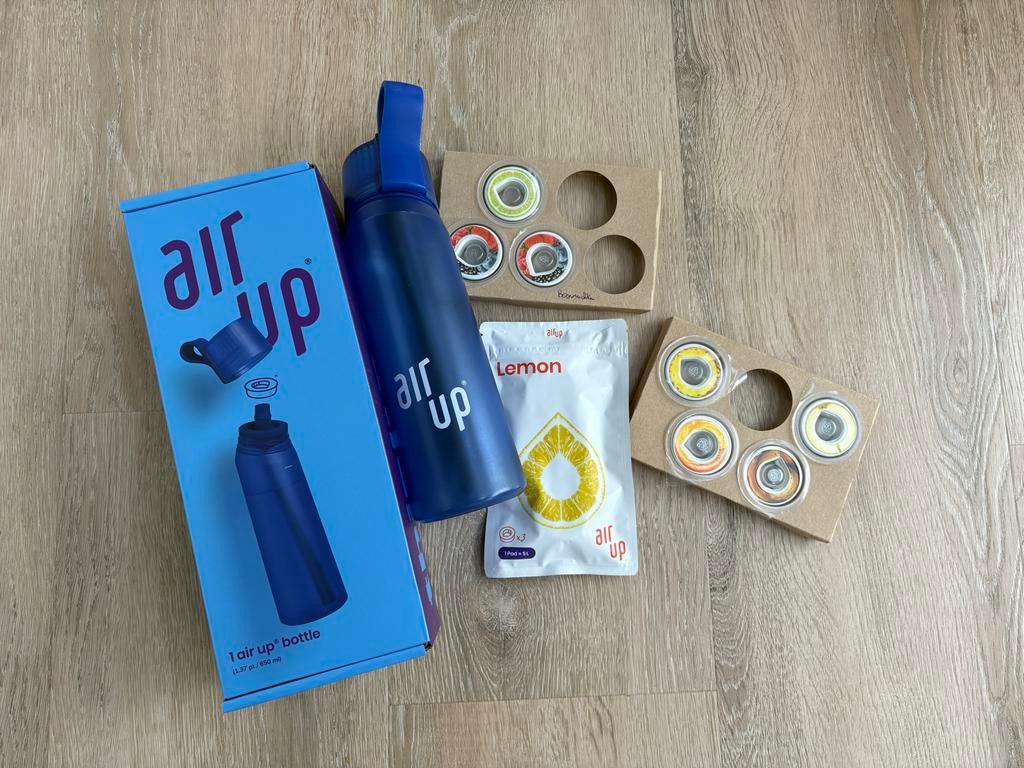 Air Up fles met pods, Sport en Fitness, Bidons, Ophalen of Verzenden, Gebruikt