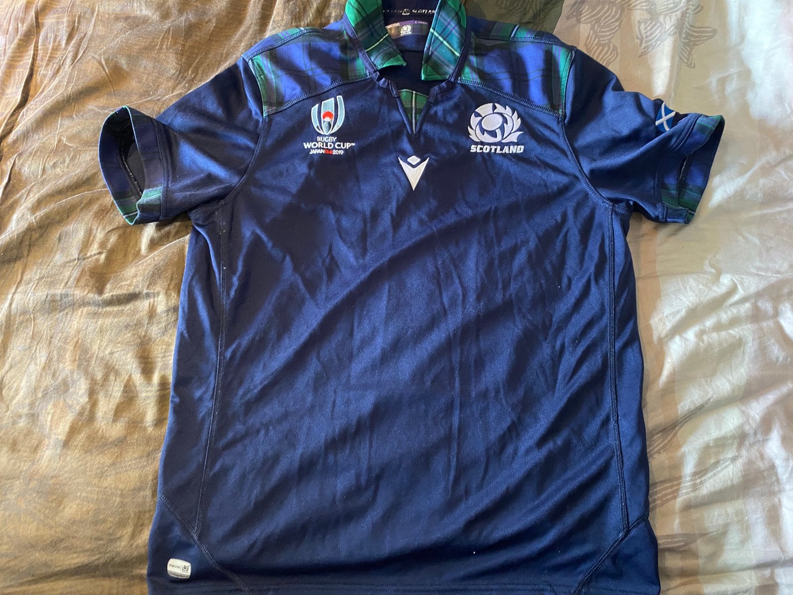 Schotland Rugby Shirt (Large), Verzenden, Zo goed als nieuw, Kleding