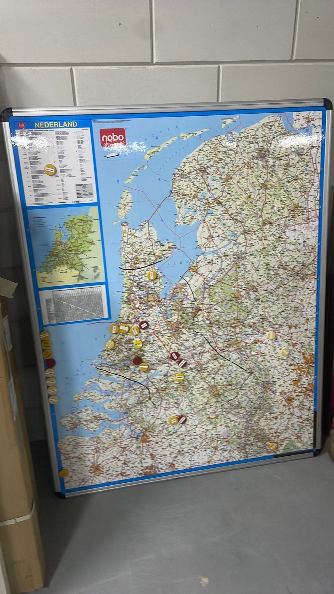 Kaart ned Falk 132x103, Ophalen, 1800 tot 2000, Nederland, Landkaart