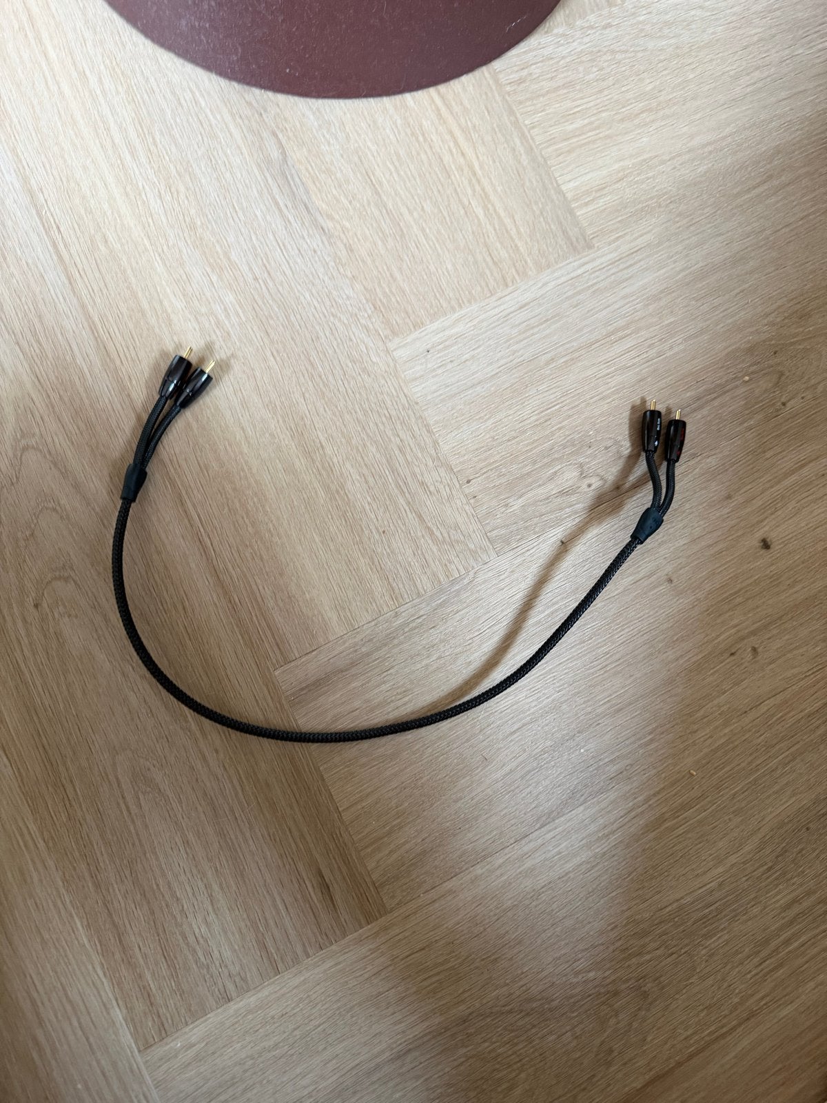 Audioquest Big Sur 60cm Interlink Kabel, Ophalen of Verzenden, Gebruikt, Minder dan 2 meter, Interlink-kabel