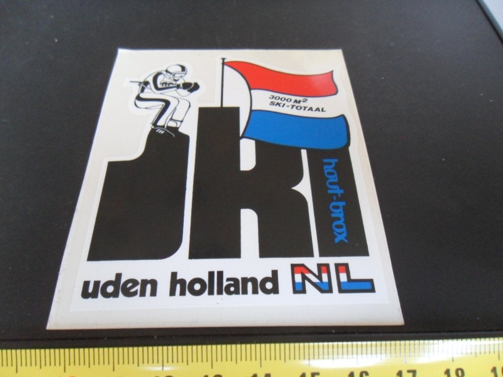 sticker transparant SKI uden hout-brox, Ophalen of Verzenden, Zo goed als nieuw