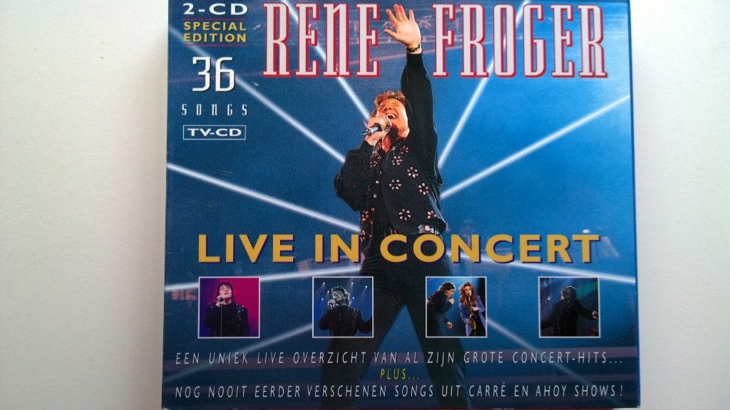 Rene Froger - Live In Concert, Ophalen of Verzenden, Zo goed als nieuw, Pop, Album