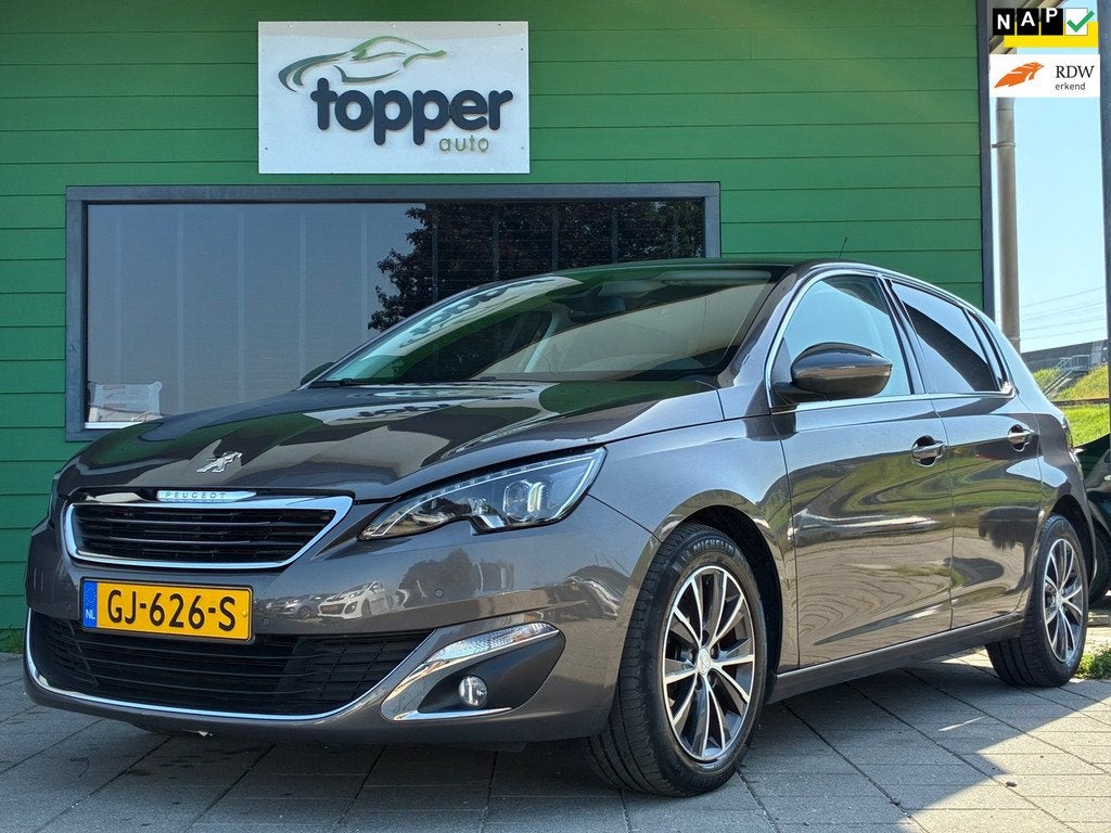 Peugeot 308 1.2 PureTech Allure|Automaat|D-riem v.v.|Navigat, Auto's, Peugeot, Gebruikt, Euro 6, 1199 cc, 610 kg