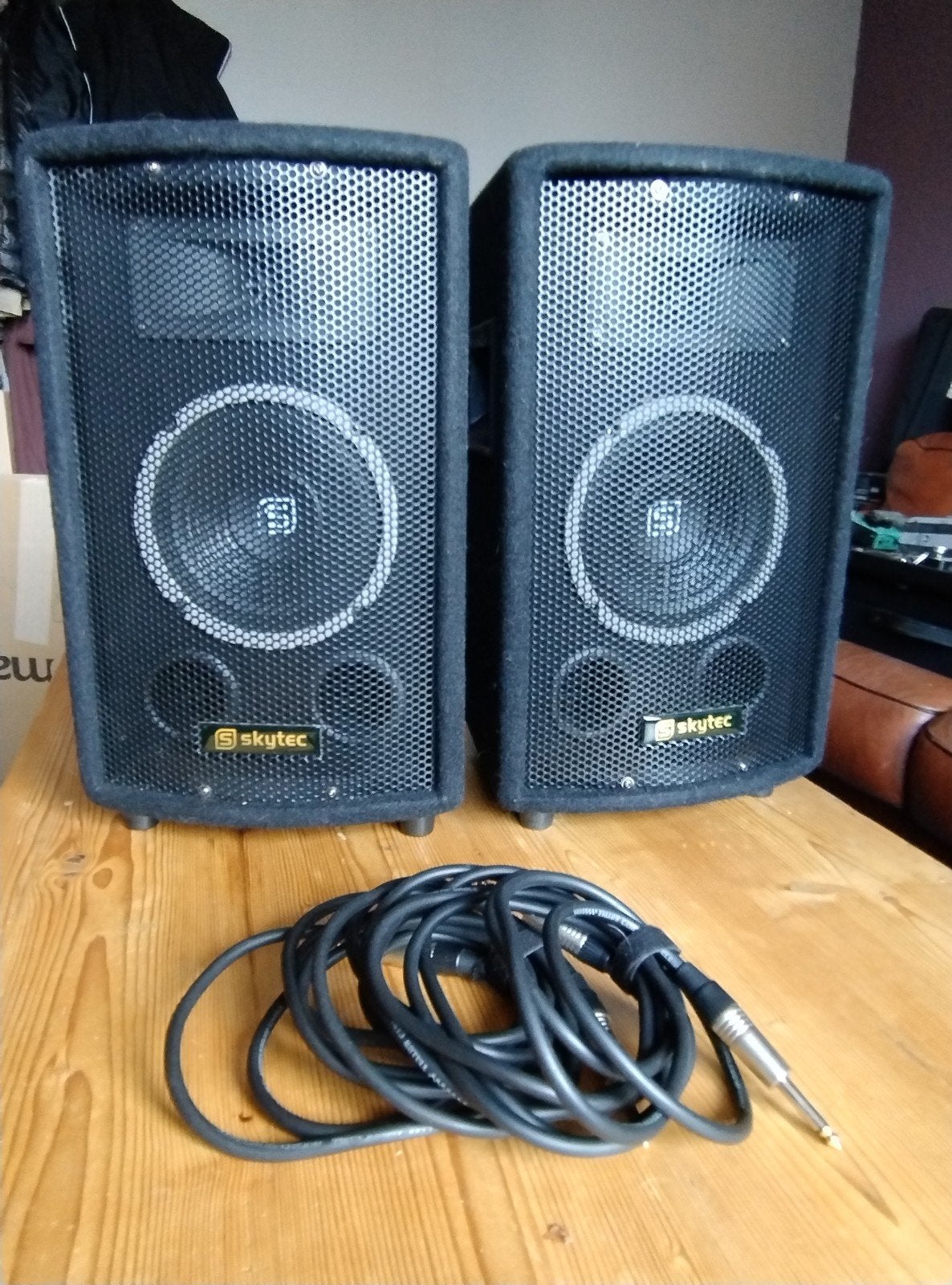 Skytec SL6 PA-speakers - 150W (set van 2), Overige merken, Gebruikt, Overige typen, Ophalen of Verzenden