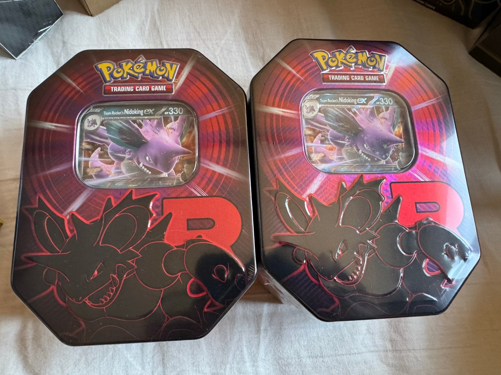 Pokémon TCG: Team rocket EX Tin * SEALED *, Ophalen of Verzenden, Nieuw