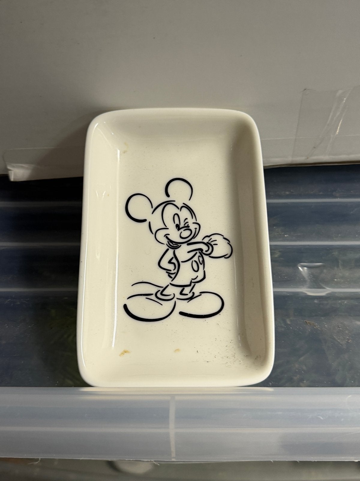 Aquanova Disney Mickey Zeepschaaltje, Ophalen of Verzenden, Gebruikt, Wit, Overige typen