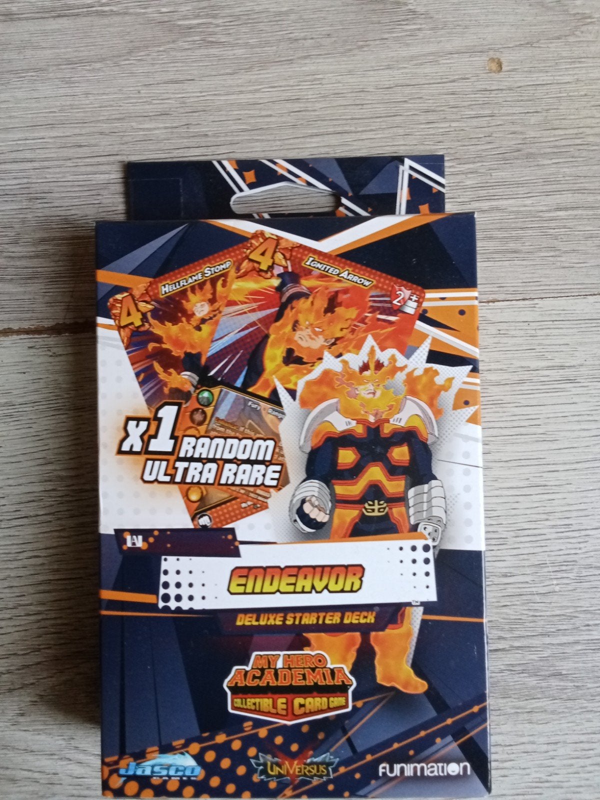 My Hero Academia Endeavor Deluxe Starter Deck, Ophalen of Verzenden, Nieuw, Starterdeck, Foil