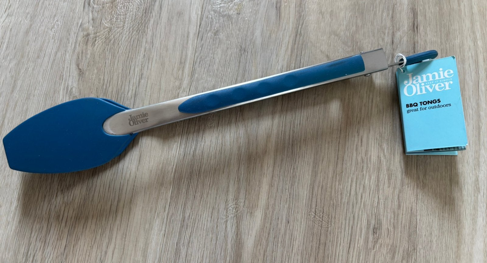 JAMIE OLIVER BBQ tang blauw 30cm NIEUW, Ophalen of Verzenden, Nieuw