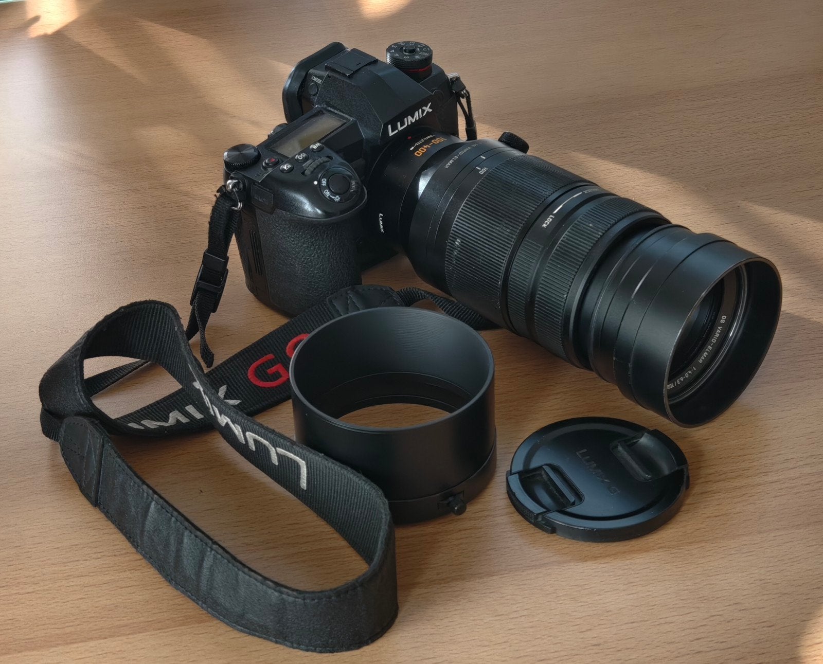 Complete set Panasonic G9, Audio, Tv en Foto, Fotocamera's Digitaal, Ophalen of Verzenden, Overige Merken, 8 keer of meer