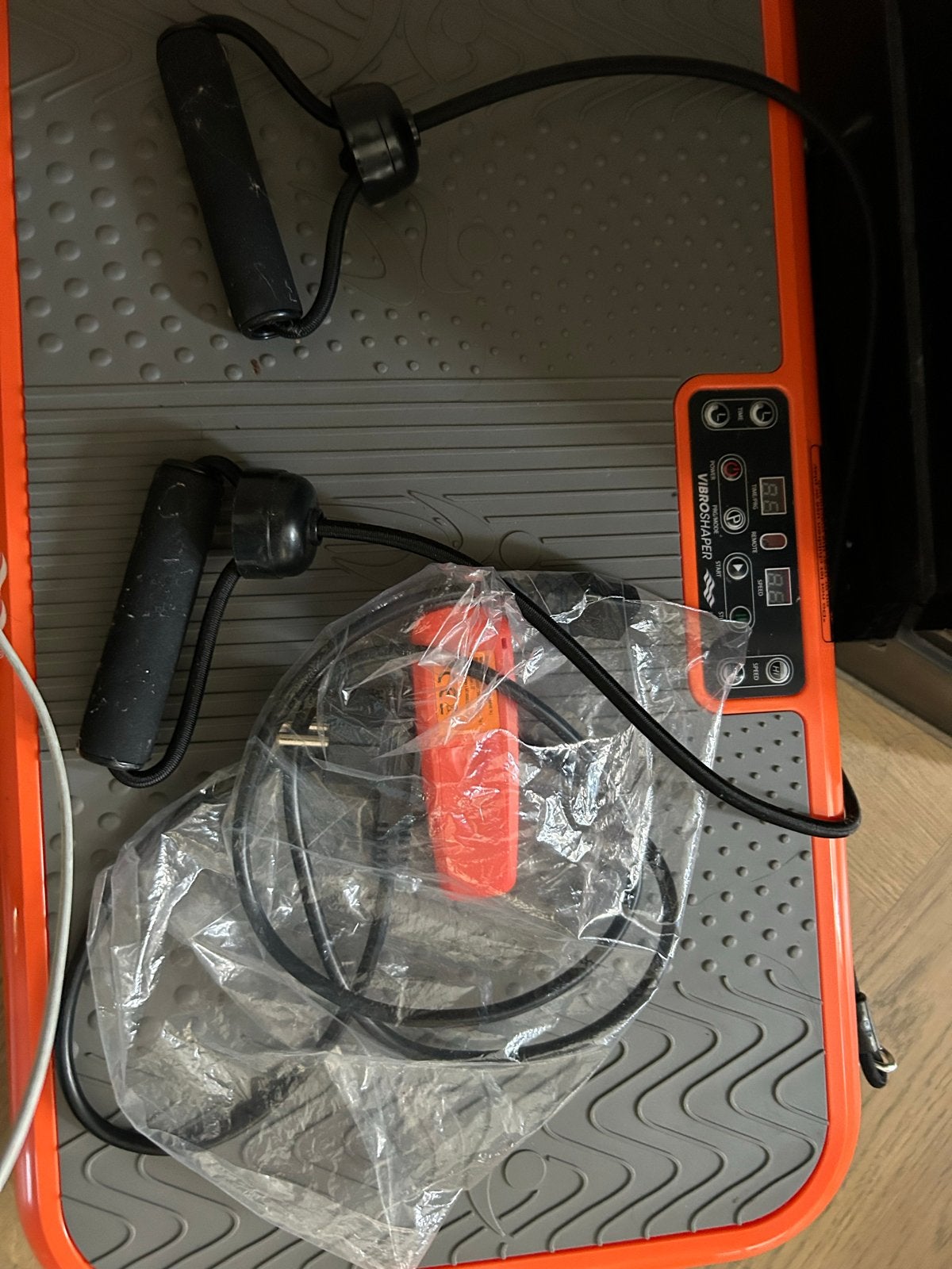 Vibro Shaper trilplaat met weerstandsbanden, Ophalen, Kunststof, Trilplaat, Armen