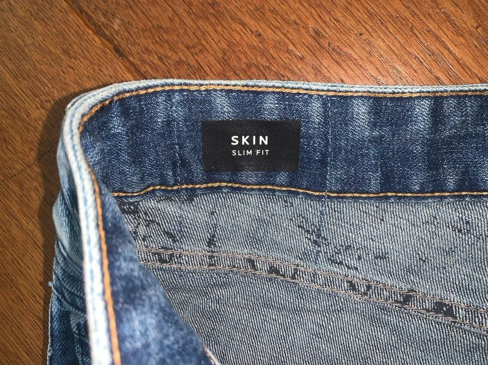 Denham Skin Slim Fit Jeans maat 32/34, Ophalen of Verzenden, Zo goed als nieuw, Blauw, W32 (confectie 46) of kleiner