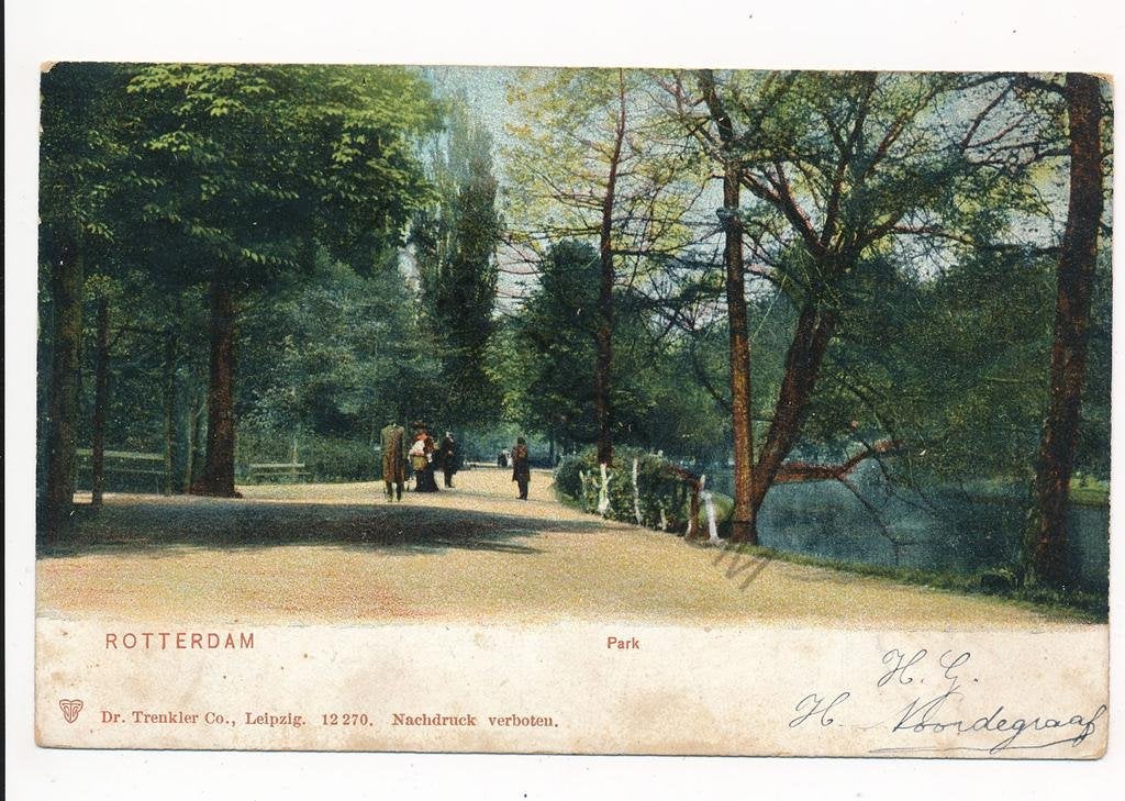 Rotterdam - Park [003-6080, Ophalen of Verzenden, Voor 1920, Gelopen, Zuid-Holland
