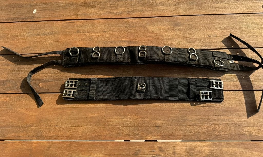 Complete longeerset voor paard/pony in maat COB, Ophalen, Gebruikt, Overige disciplines, Zwart