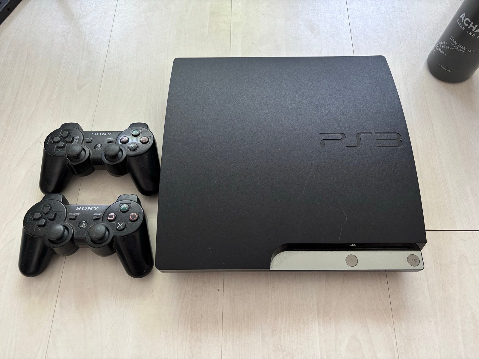 PlayStation 3 Slim met 2 controllers en 25 Games, Spelcomputers en Games, Gebruikt, Met 2 controllers, Slim, Met harde schijf