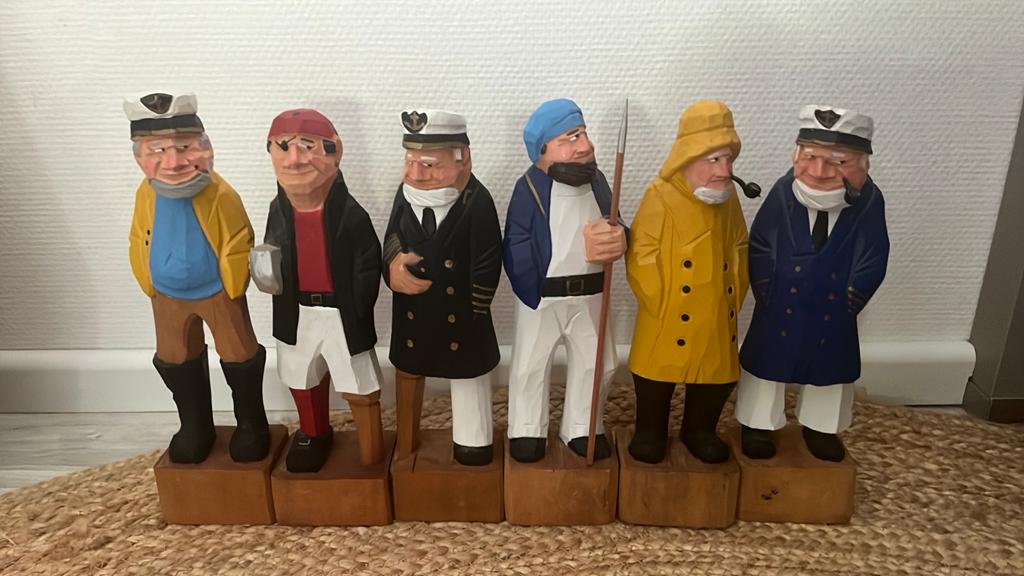 Leuke houten beelden, Ophalen of Verzenden, Zo goed als nieuw