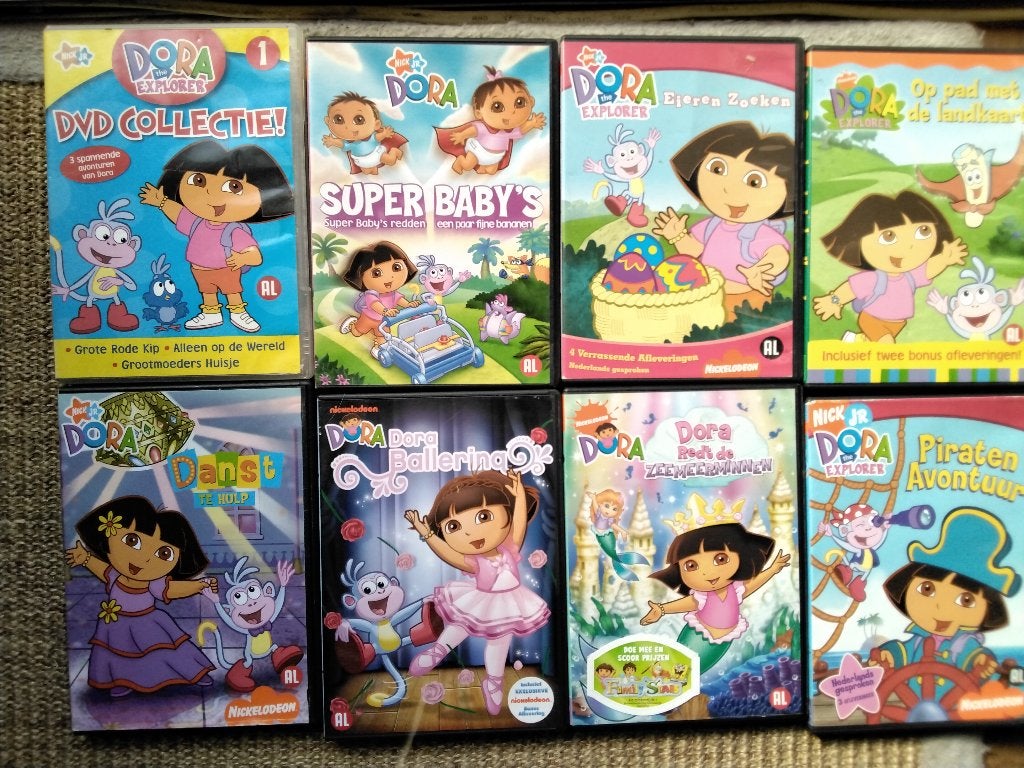 Dora 8 dvds, origineel, Cd's en Dvd's, Dvd's | Kinderen en Jeugd, Avontuur, Alle leeftijden, Boxset, Ophalen of Verzenden