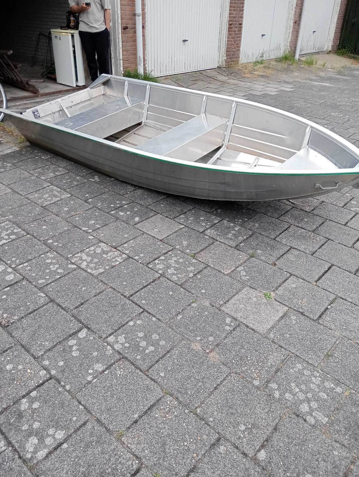 Aluminium boot met 5pk Mercury, Ophalen, Zo goed als nieuw, Aluminium