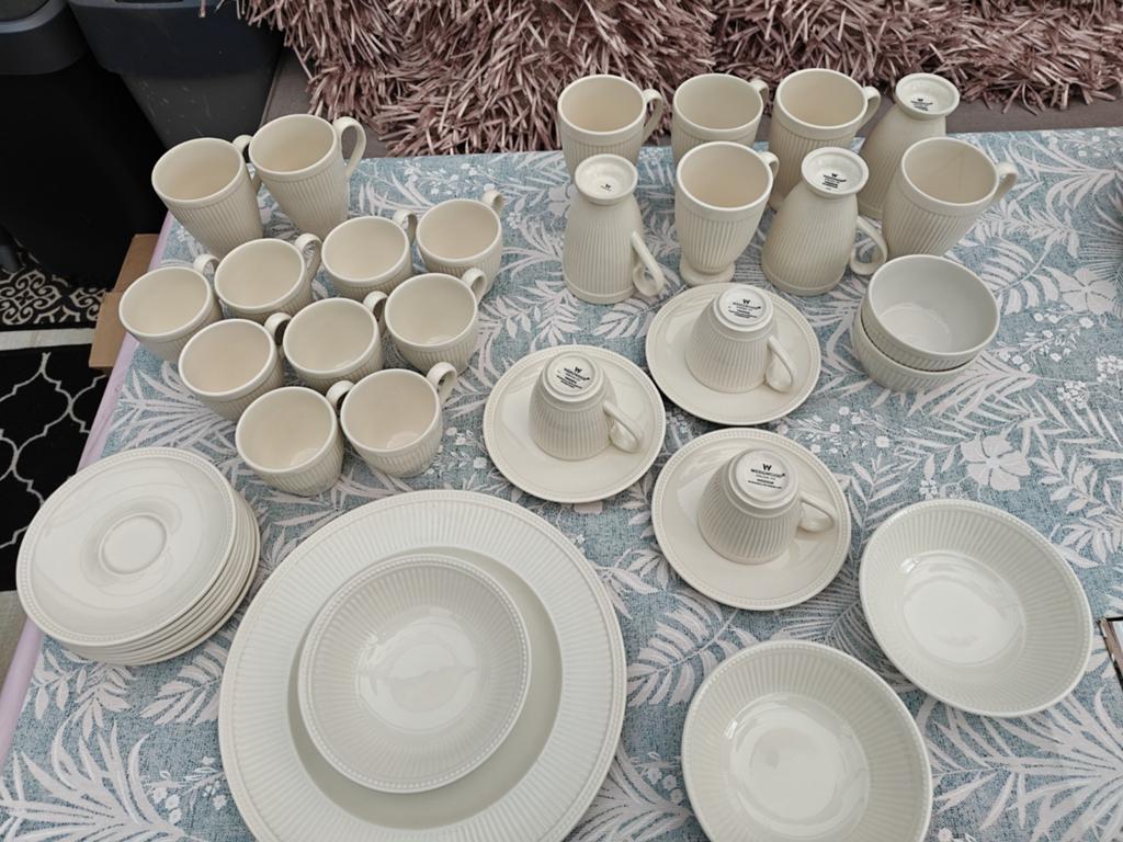 Wedgwood windsor mokken kopjes schaaltjes, Ophalen of Verzenden, Zo goed als nieuw, Wedgwood, Kop(pen) en/of Schotel(s)