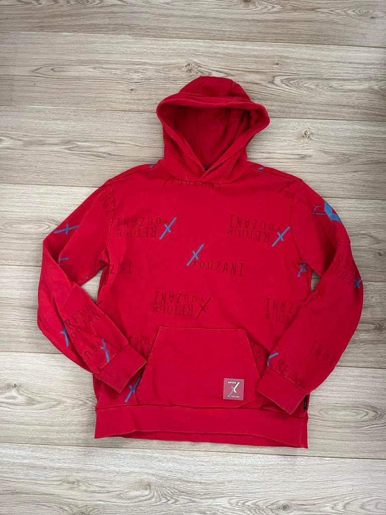 Retour Touzani hoodie rood maat 176, Ophalen of Verzenden, Gebruikt, Jongen, Trui of Vest