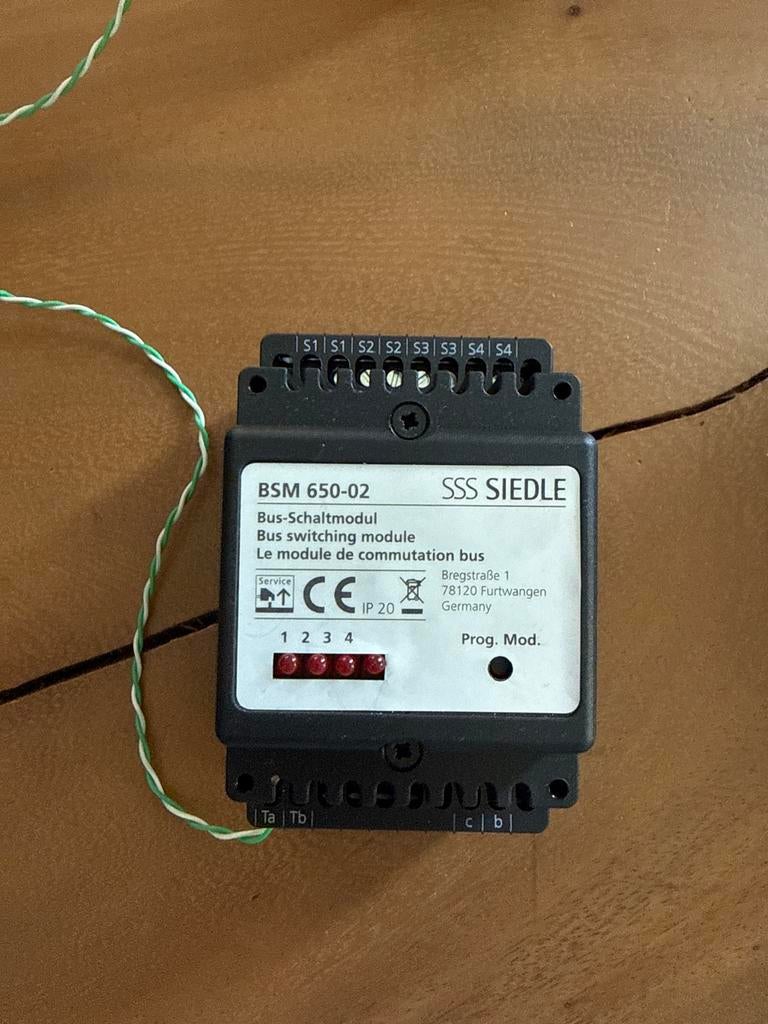 SSS Siedle BSM 650-02 Bus-Schaltmodul, Ophalen of Verzenden, Gebruikt, Overige typen