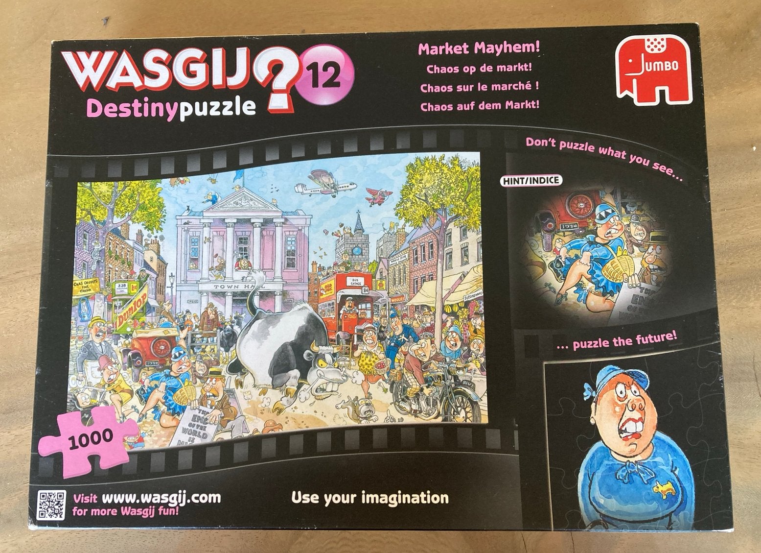 Wasgij Destiny 12 1000 stukjes legpuzzel - Compleet, Ophalen of Verzenden, 500 t/m 1500 stukjes, Zo goed als nieuw, Legpuzzel