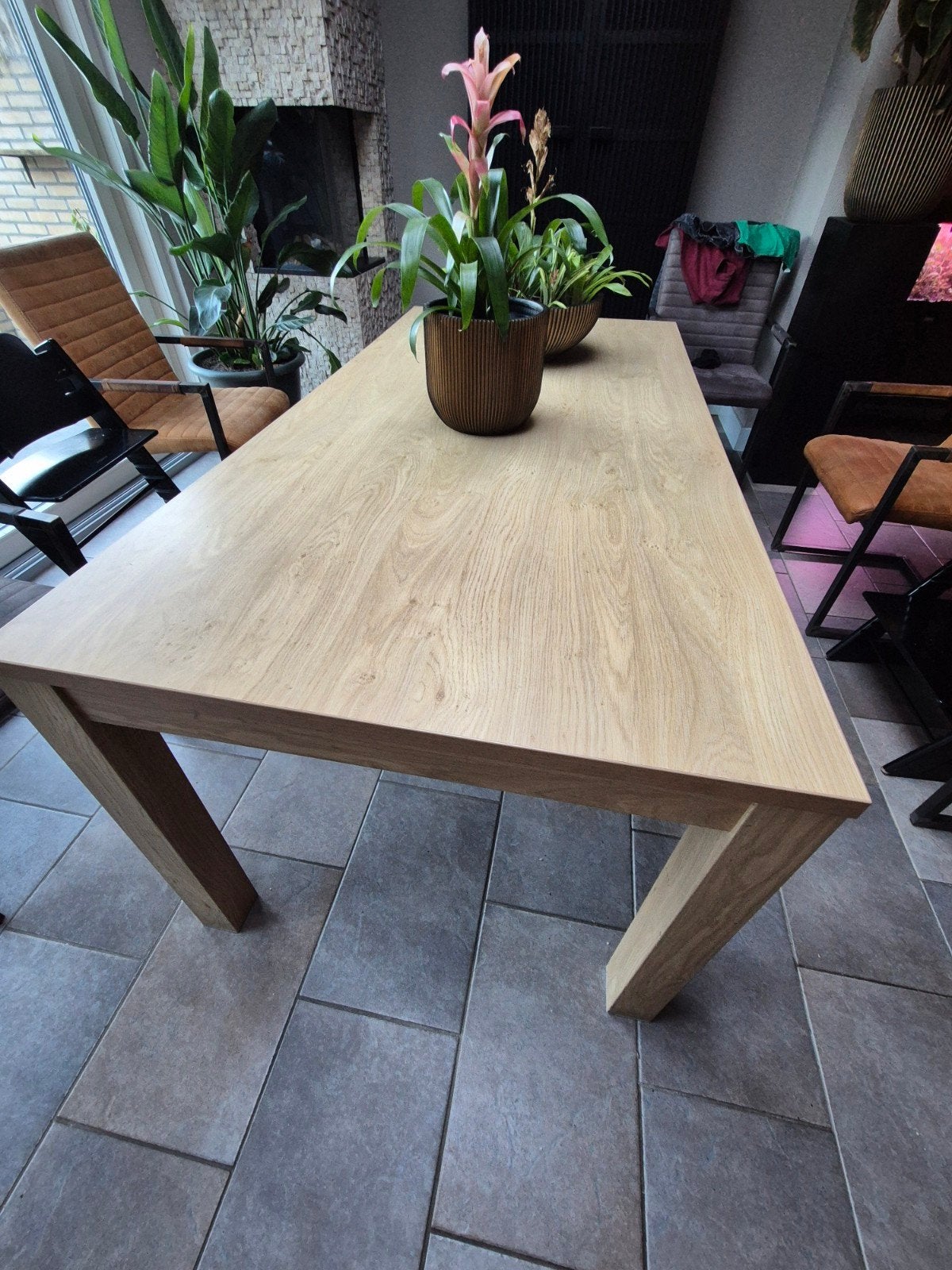 Eettafel, Ophalen, Gebruikt, 50 tot 100 cm, 150 tot 200 cm