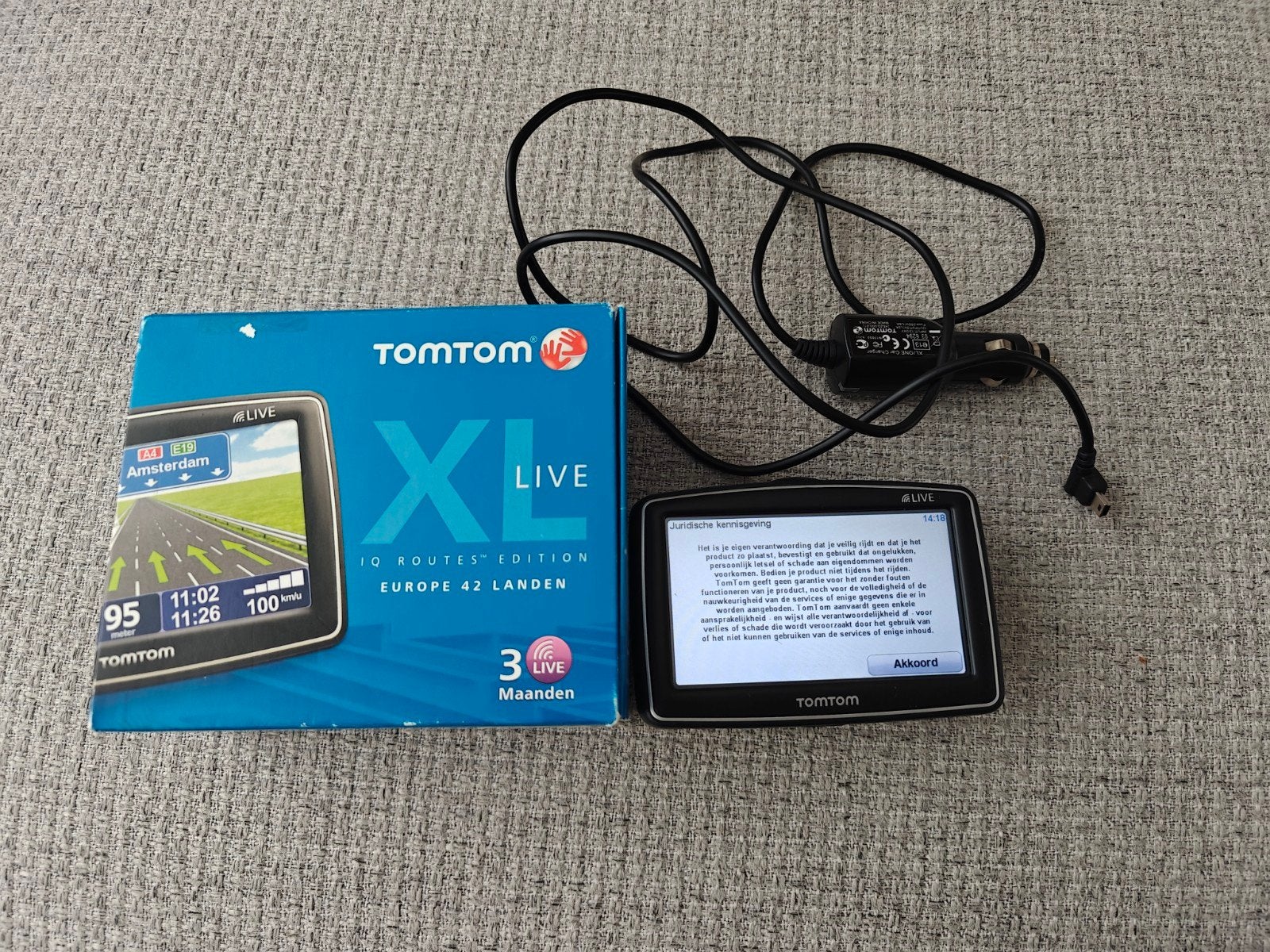 TomTom Live XL IQ Routes Edition Europa Navigatiesysteem, Ophalen of Verzenden
