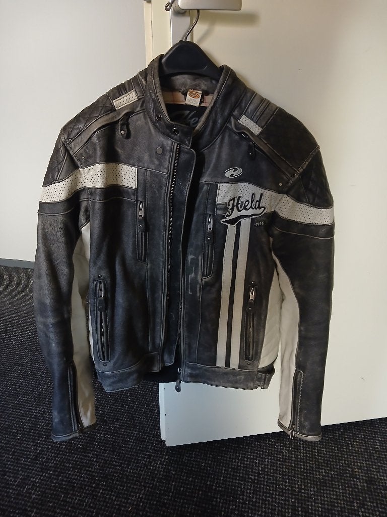 Zwart Leren moterpak van Held mt 54, Motoren, Ophalen, Held, Nieuw zonder kaartje, Heren