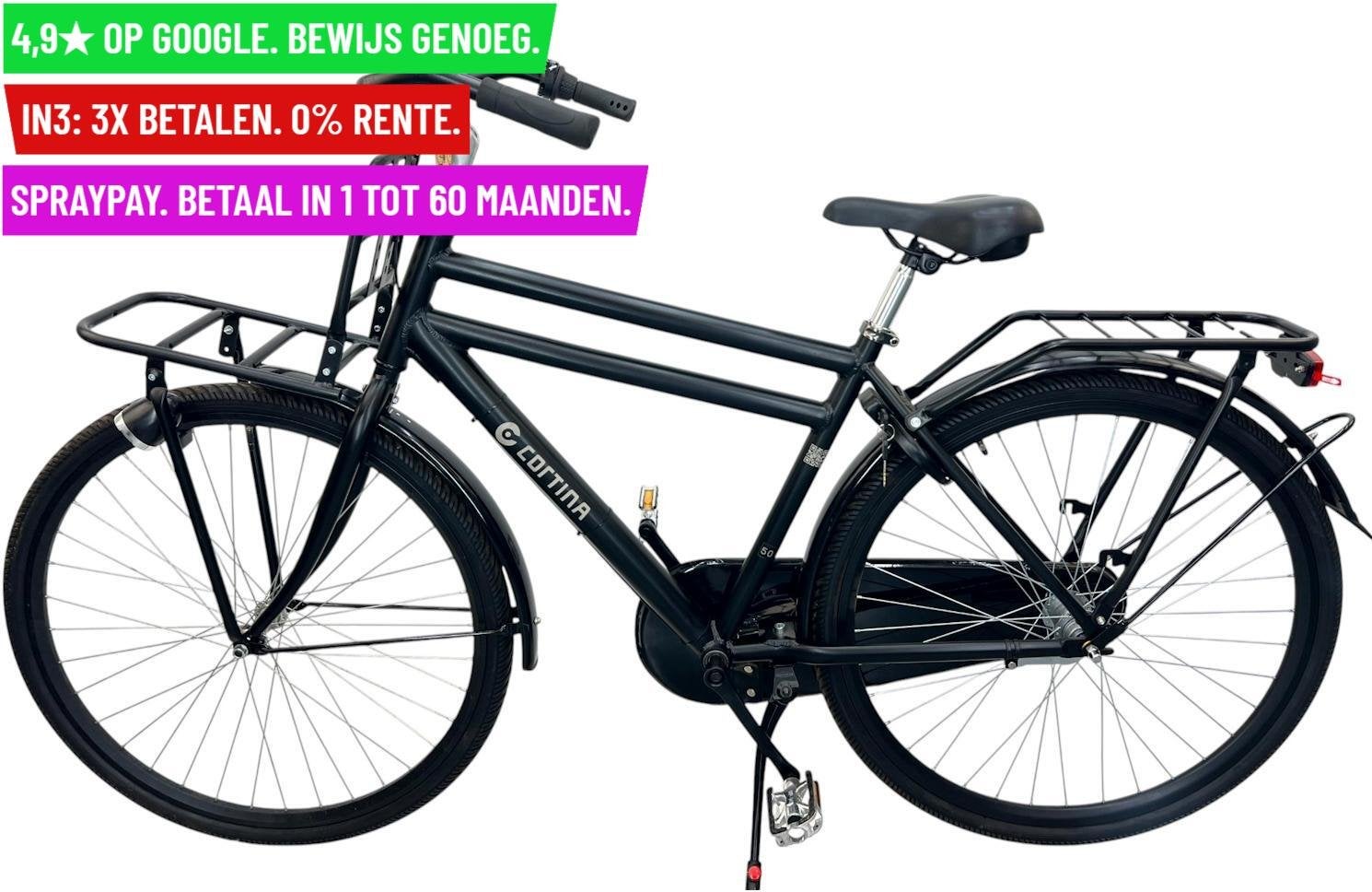 Herenfiets Cortina Man 28"/50cm/3ver - Garantie/Levering, Overige merken, 9713 Bv Groningen, Gebruikt, Cortina