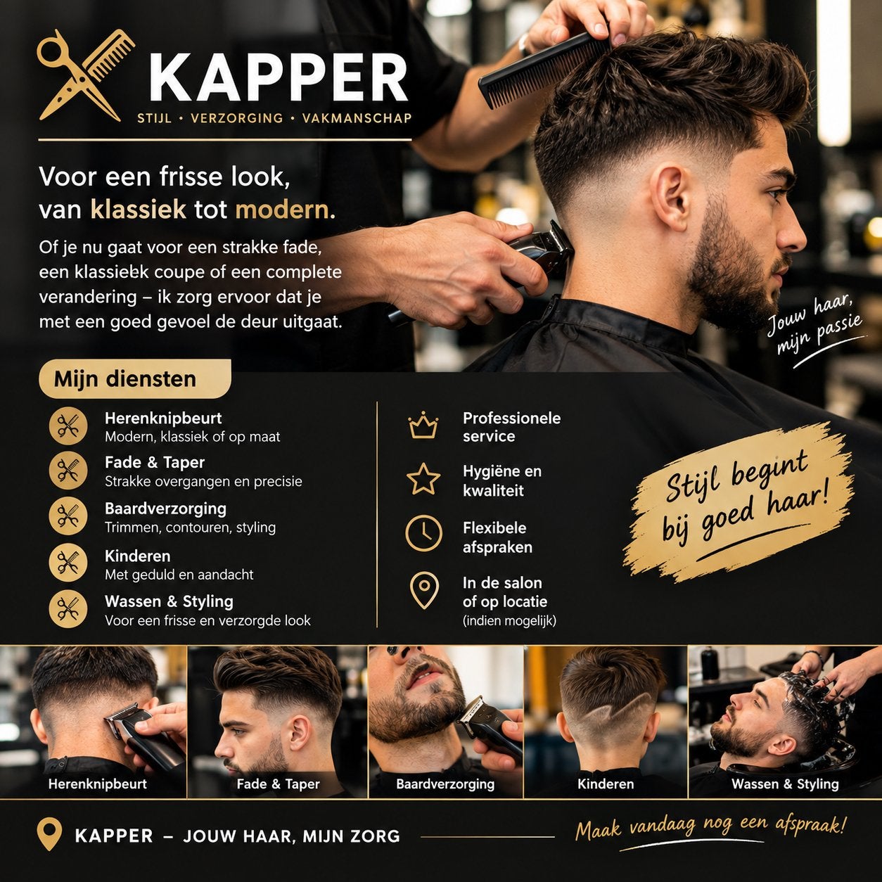 Kapper aan huis of op locatie, Ophalen of Verzenden, Zo goed als nieuw