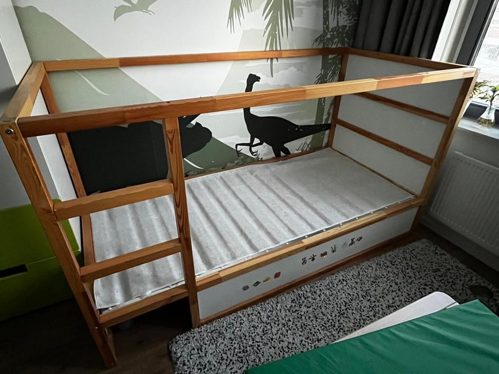 Ikea Kura omkeerbaar bed MOET WEG, Kinderen en Baby's, Ophalen, Gebruikt, Halfhoogslaper