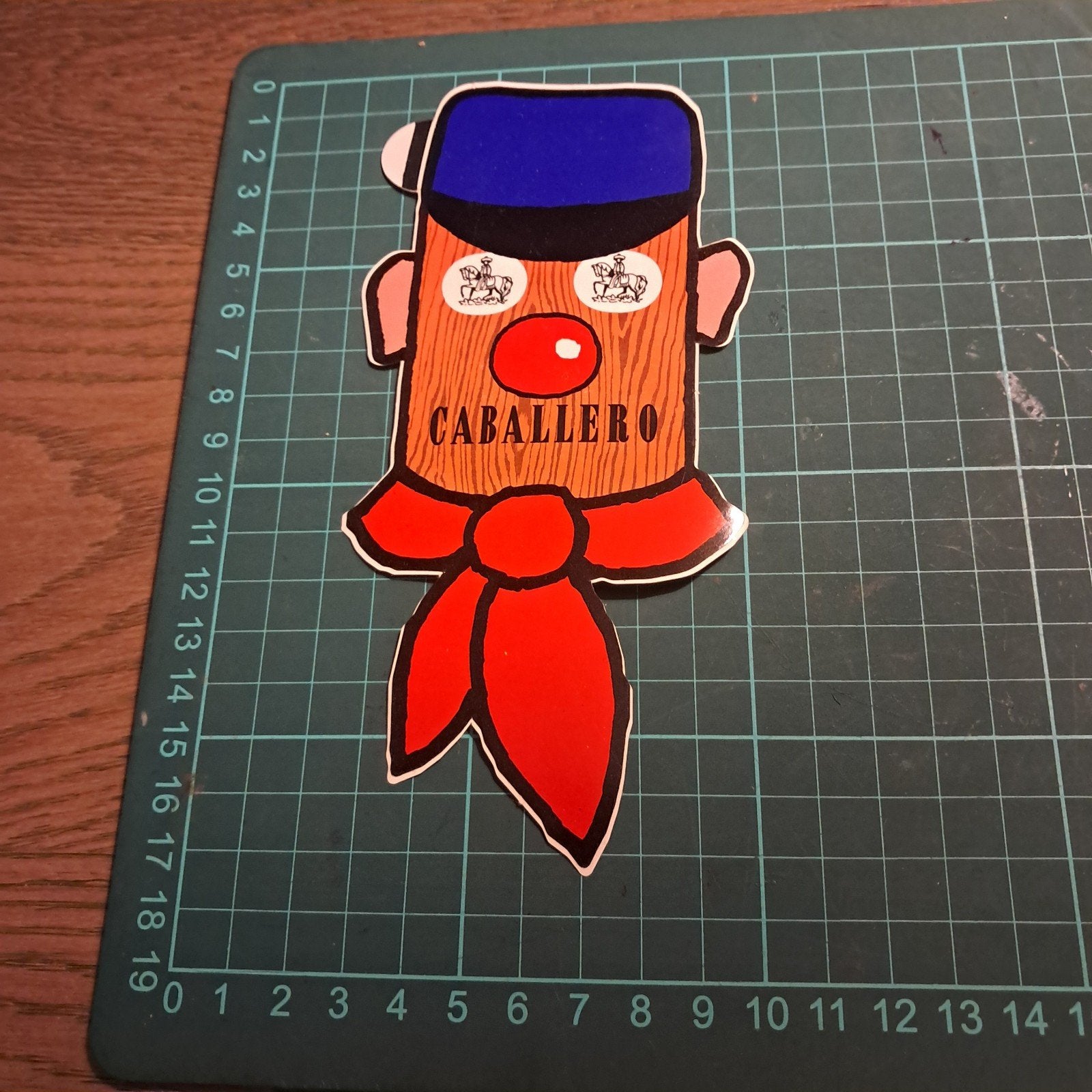 Vintage Caballero sticker jaren '80, Ophalen of Verzenden, Zo goed als nieuw, Overige typen