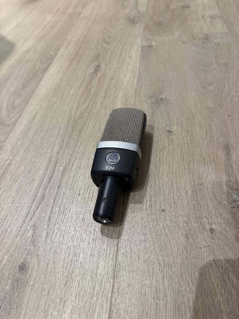 AKG C214 condensator microfoon studio opname, Muziek en Instrumenten, Microfoons, Ophalen of Verzenden, Zo goed als nieuw, Studiomicrofoon