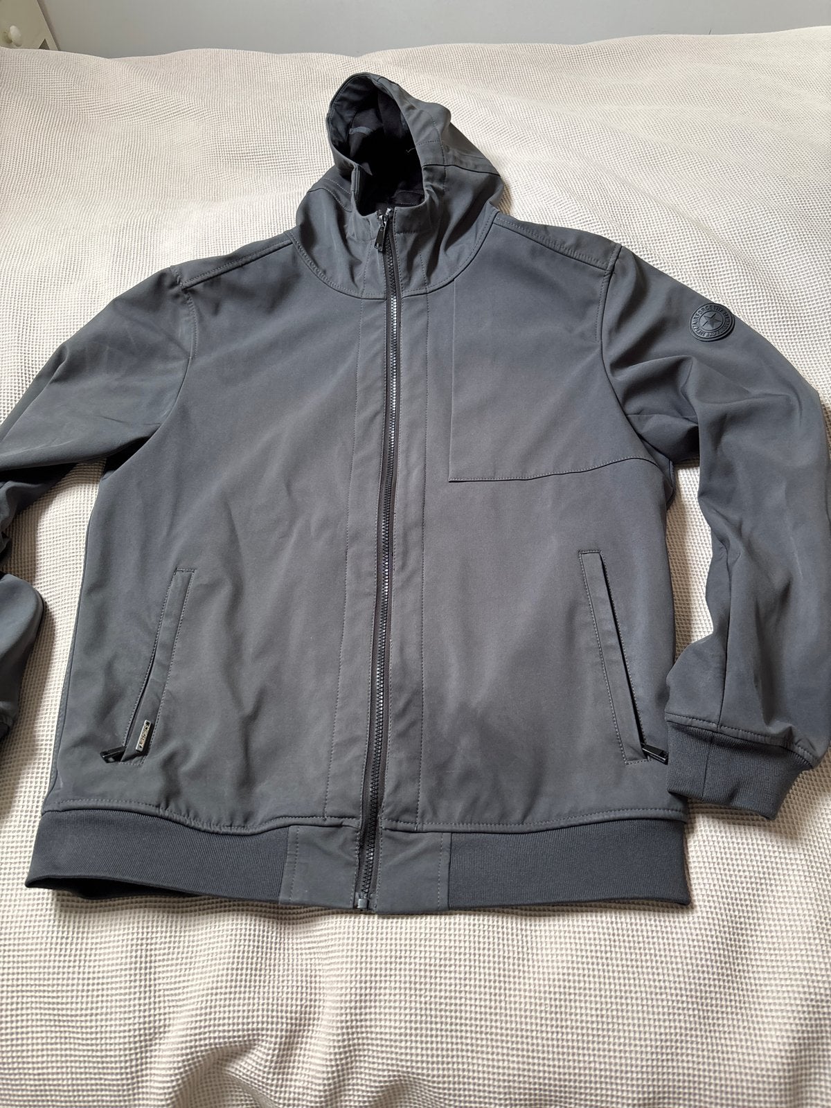 Airforce Softshell jas maat XL, Ophalen of Verzenden, Gedragen, Maat 56/58 (XL), Grijs