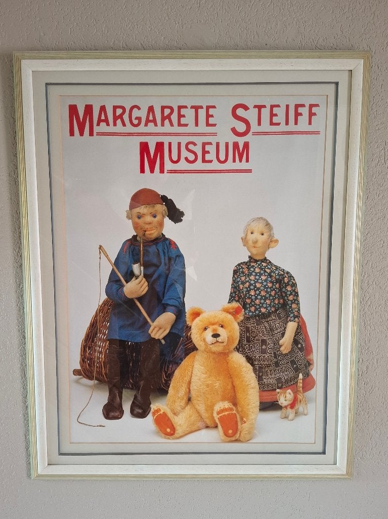Prachtige ingelijste Steiff poster, Ophalen, Gebruikt, Overige typen, Steiff
