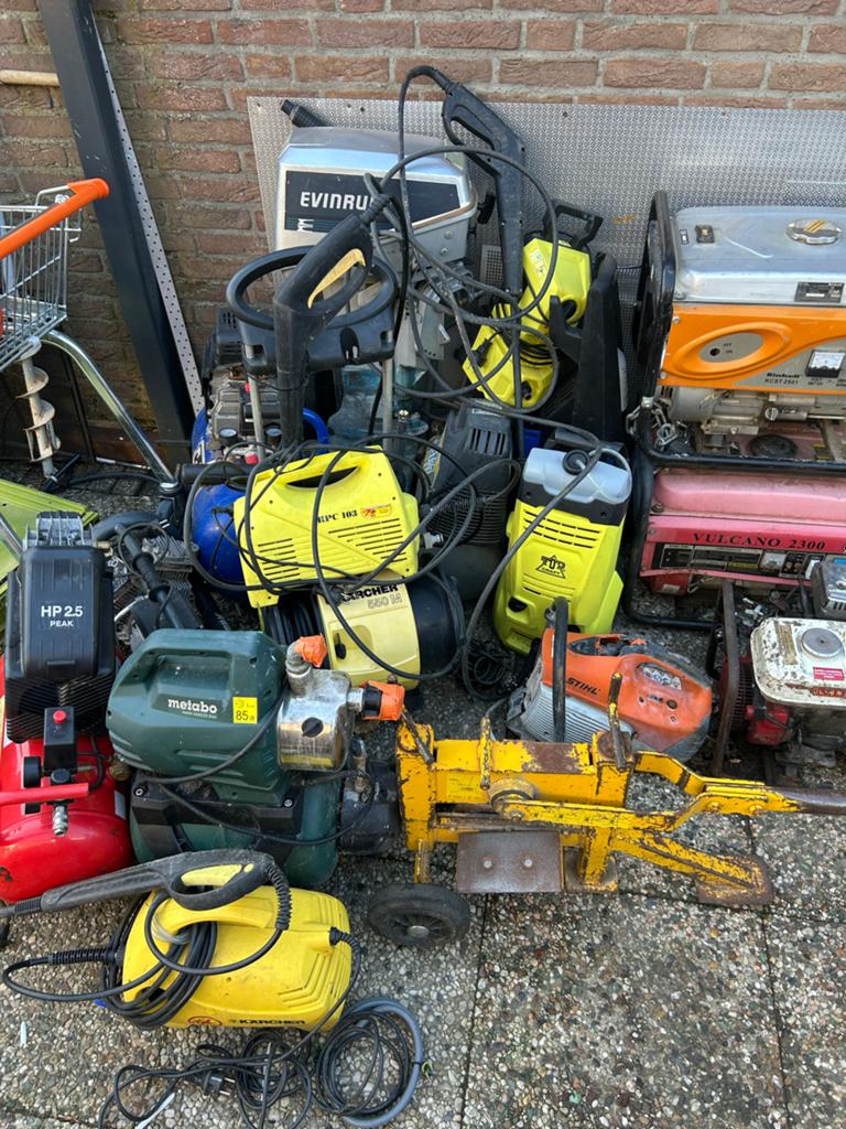 Diverse partij elektrische gereedschappen en machines, Ophalen of Verzenden, Gebruikt