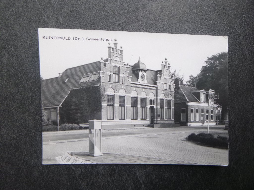 Ruinerwold, gemeentehuis 1988, Verzenden, 1980 tot heden, Gelopen, Noord-Brabant