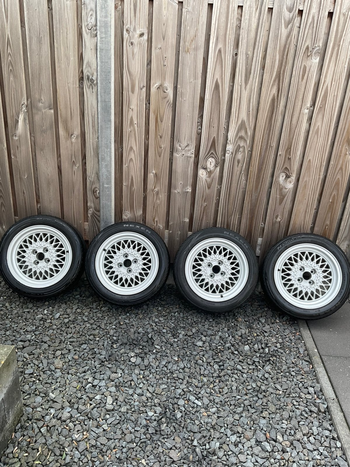 Melber 15 inch 4x100 KBA-Nummer: 41347,195-50-15 banden, Ophalen, Gebruikt, 15 inch, Banden en Velgen