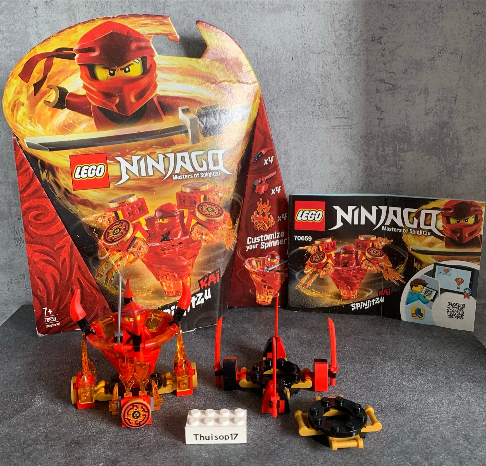 LEGO Ninjago Spinjitzu Kai 70659 - Complete set, Lego, Ophalen of Verzenden, Zo goed als nieuw, Compleet