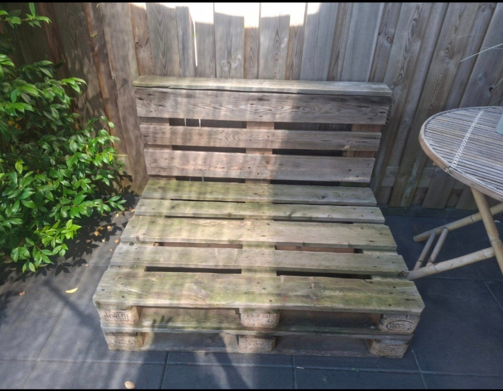 PALLETBANK, Ophalen, Gebruikt, Hout